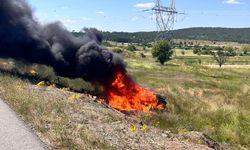 Kütahya'da devrilen otomobildeki 5 kişi yaralandı