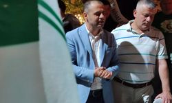 Muğlaspor Başkanı Menaf Kıyanç grev yapan taraftarları ziyaret etti