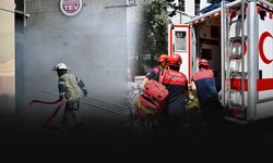 İzmir itfaiyesinden gerçeği aratmayan tatbikat...  Ekipler tam not aldı!