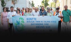 Ekolojik yıkıma karşı Konak’tan ses yükselttiler... Mutlu: Başka bir dünya yok!