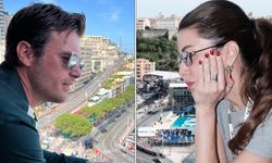 Monaco'da aşk tazelediler: Eşinin fotoğraflarını çekmeye doyamadı