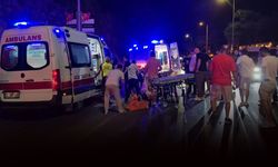 Tali yoldan çıkan motosiklete taksi çarptı: 1 ölü, 1 ağır yaralı!