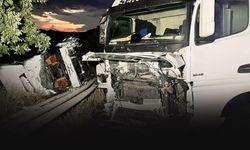 İzmir yolunda feci kaza... Kontrolden çıkan TIR diğer TIR'la çarpıştı