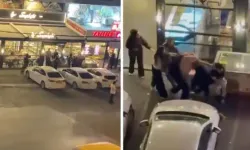 Beylikdüzü’nde 4 kadının saç saça kavgası kamerada