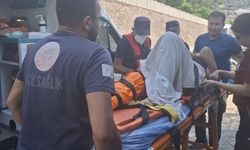 Gezi teknesinde yaralanan kişiye tıbbi tahliye