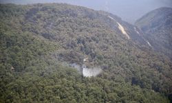 Fethiye'de yanan alanlar havadan görüntülendi