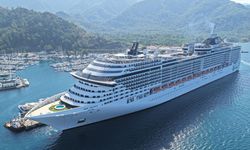 Marmaris'e 'MSC Divina' kruvaziyeriyle 4 bin 220 turist geldi