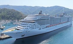 Dev kruvaziyer Marmaris'e demir attı: 4 bin 249 turist geldi