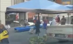 Tartıştığı pazar esnafının sergideki karpuzlarını otomobiliyle ezdi