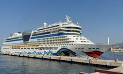 'Aidablu' kruvaziyeri Bodrum'a 2 bin 349 turist getirdi