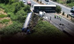 İki tır kafa kafaya çarpıştı: Bir sürücü öldü!