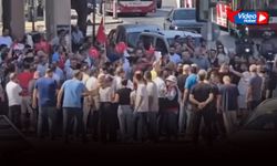 Kemeraltı esnafından 'Çankaya Otoparkı' önünde tabutlu protesto!