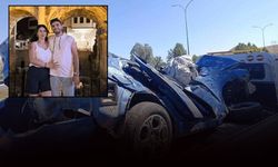 Kontrolden çıkan otomobil bariyerlere çarptı: Uzman çavuş ve eşi öldü, 8 aylık bebek ağır yaralı!