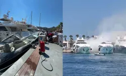 Marinaya demirli lastik botta patlama: 1 kişi hastanelik!