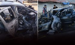 Seyir halindeki otomobil alev alev yandı: Kullanılamaz hale geldi!