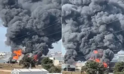 Gebze'de 2 depoda yangın!