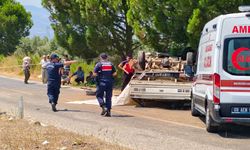 GÜNCELLEME - Aydın'da devrilen kamyonetteki 3 kişi öldü