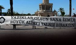 Altay taraftarından 'pankartlı' isyan: Yazıklar olsun sana İzmir!