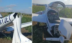 Çatalca'da eğitim uçağı kaza kırıma uğradı!