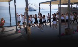 Deniz manzarasında ücretsiz spor keyfi: İzmirliler Marina’ya akın ediyor