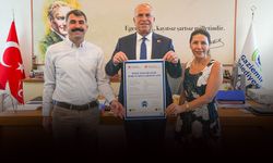 Gaziemir Belediyesi’nin çevreci çalışmalarına Sıfır Atık Belgesi!