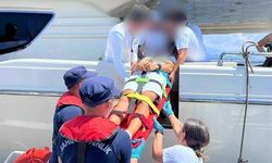 Muğla açıklarında teknede yaralanan kişiye tıbbi tahliye