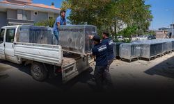 Narlıdere'de eskiyen çöp konteynerleri yenileniyor