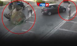 İzmir'de Traktörden kopan su tankeri yayaya çarptı: Saniyelerle kurtuldu!