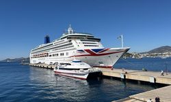 Bodrum'a 'Aurora' kruvaziyeriyle 1814 turist geldi