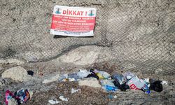 Pissa Koyu'nda tatilcilerden geriye çöpler kaldı