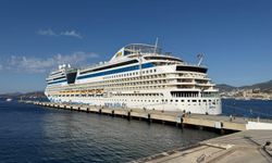 Bodrum'a AIDAblu kruvaziyeriyle 2 bin 243 turist geldi!