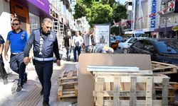 Manisa'da kaldırım işgallerine ortak denetim