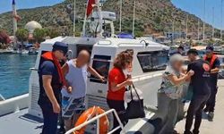Bodrum açıklarında teknede rahatsızlanan kişi tahliye edildi