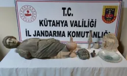 Kütahya'da tarihi eser operasyonunda 1 zanlı yakalandı