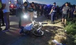 Manisa'da otomobille çarpışan motosikletin sürücüsü hayatını kaybetti