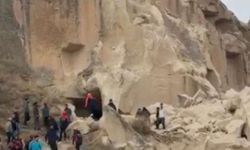 Kapadokya'da peribacası çöktü: Ölü ve yaralılar var!
