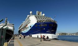 Bodrum'a kruvaziyerle 2 bin 888 turist geldi