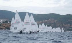 Bodrum'da fırtınaya rağmen yarış