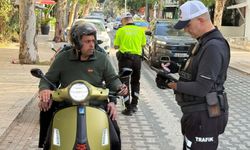 Bodrum'da motosiklet sürücülerine denetim