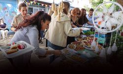 Buca’da kursiyerlerden renkli bahçe buluşması