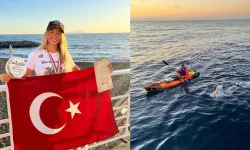 Eda Savcıgil, Catalina Kanalı'nı rekorla yüzdü!