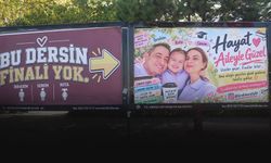 Engelleri aşan sevgi: Eşine ve kızına billboardlarda aşk ilanı!
