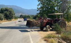 Ödemiş'teki kazada motosiklet sürücüsü yaralandı