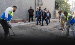 Başkan Eşki yerinde inceledi... Bornova'da yol çalışmaları tam gaz!