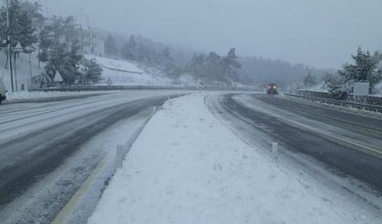 İzmir'de kar manzaraları