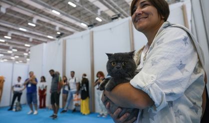 Uluslararası İzmir Evcil Hayvan Ürünleri Fuarı'nın sevimli ziyaretçileri