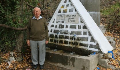 Hayırsever bakkal çeşme yaptırmak için evini bile sattı