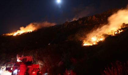 Muğla'da korkutan yangın! Rüzgarın etkisiyle çevreye yayıldı