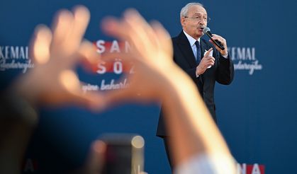 Kılıçdaroğlu'nun İzmir mitinginden çarpıcı kareler