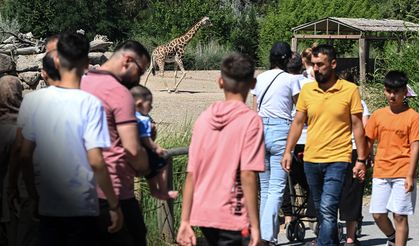 Bayramda çocuklu ailelerin tercihi İzmir Doğal Yaşam Parkı oldu